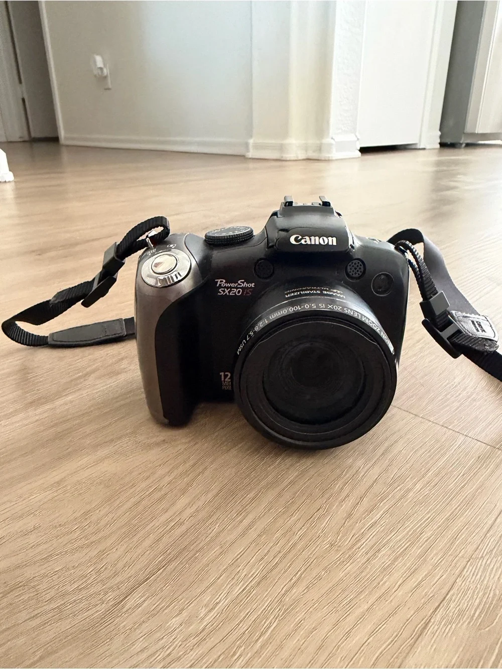 Canon PowerShot SX20 IS Bridge Camera - Black and Silver